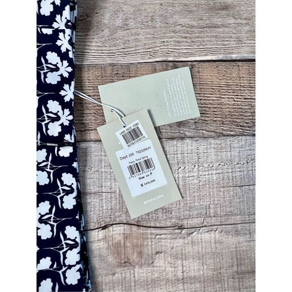 Boden Blue White Floral Petite Pencil Skirt sz 10P NWT Retails $110 - Picture 5 of 12
